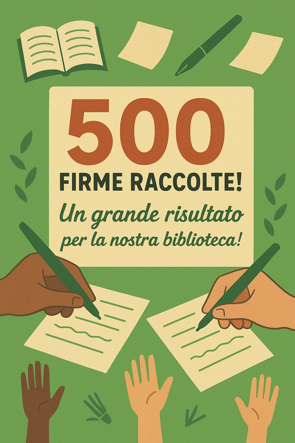 500 firme raggiunte