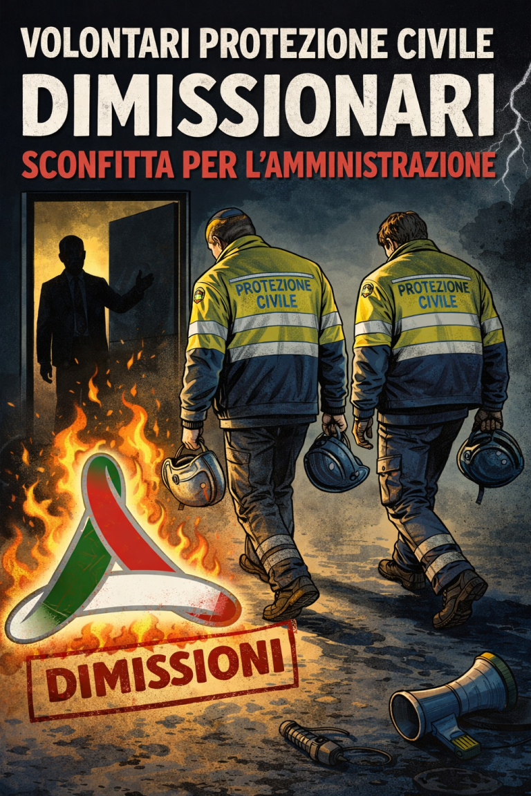 Dimissioni dei Volontari della Protezione Civile di Settimo Milanese